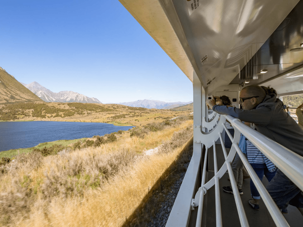 Pivot Trip small-group New Zealand tour for gay men — TranzAlpine Scenic Railway