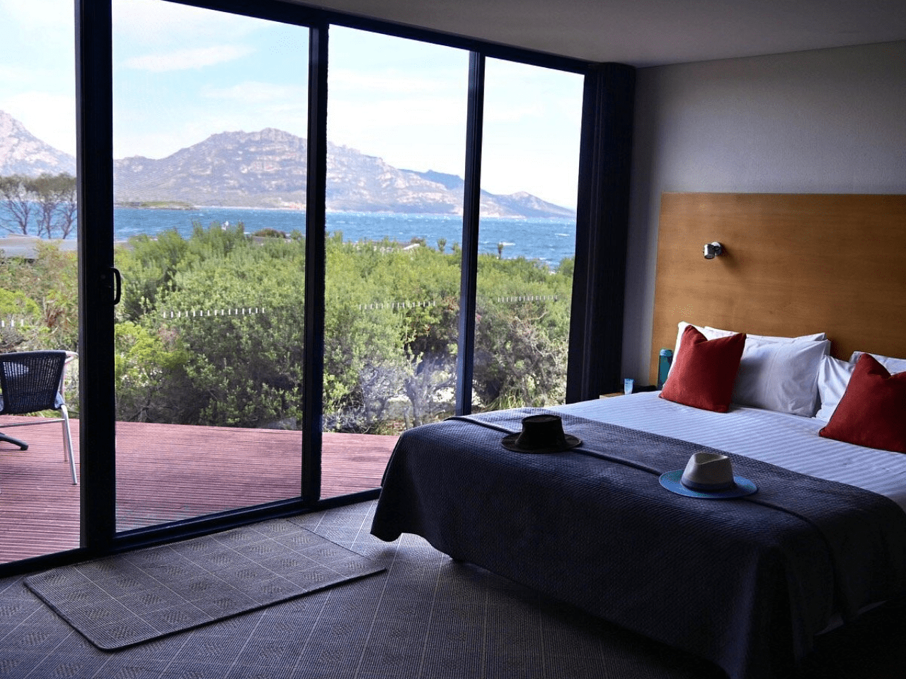 Pivot Trip small-group Australia tour for gay men gay travel — Boutique Hotel Coles Bay room