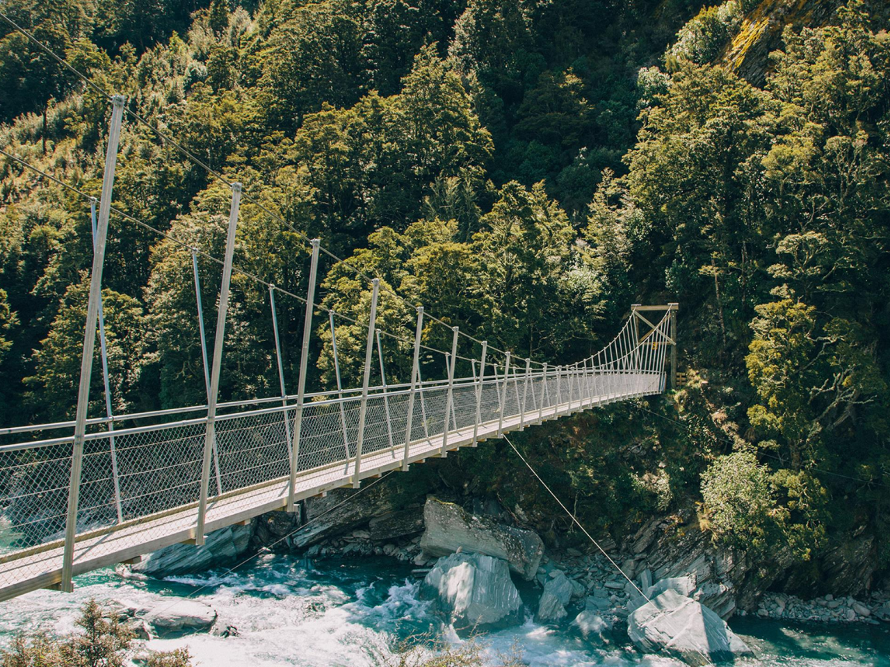 Pivot Trip small-group New Zealand tour for gay men gay travel — Wanaka Rob Roy Glacier hike