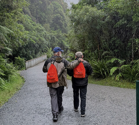 Travelers on a Pivot Trip - gay travel adventure for gay men