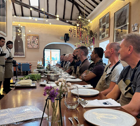Cultural immersive dinner on a Pivot Trip