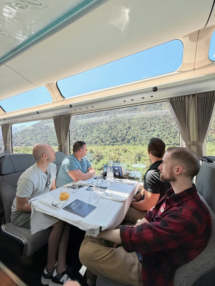Pivot Trip small-group New Zealand tour for gay men — TranzAlpine Scenic Railway