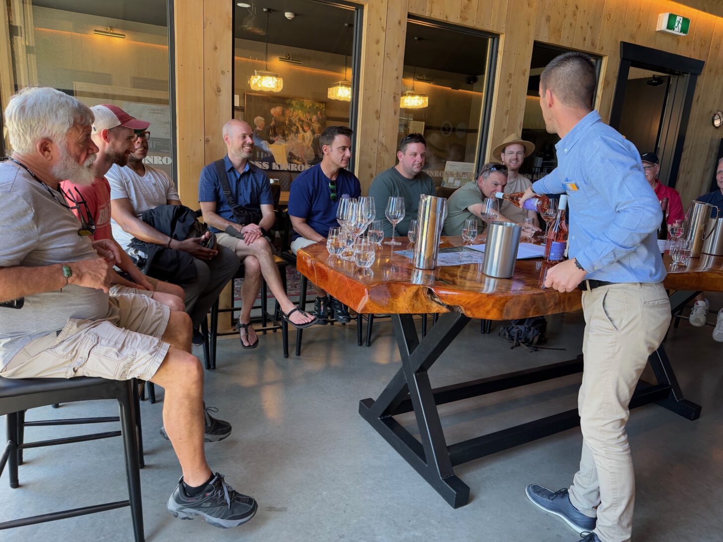 Pivot Trip small-group New Zealand tour for gay men — Central Otago wine tour