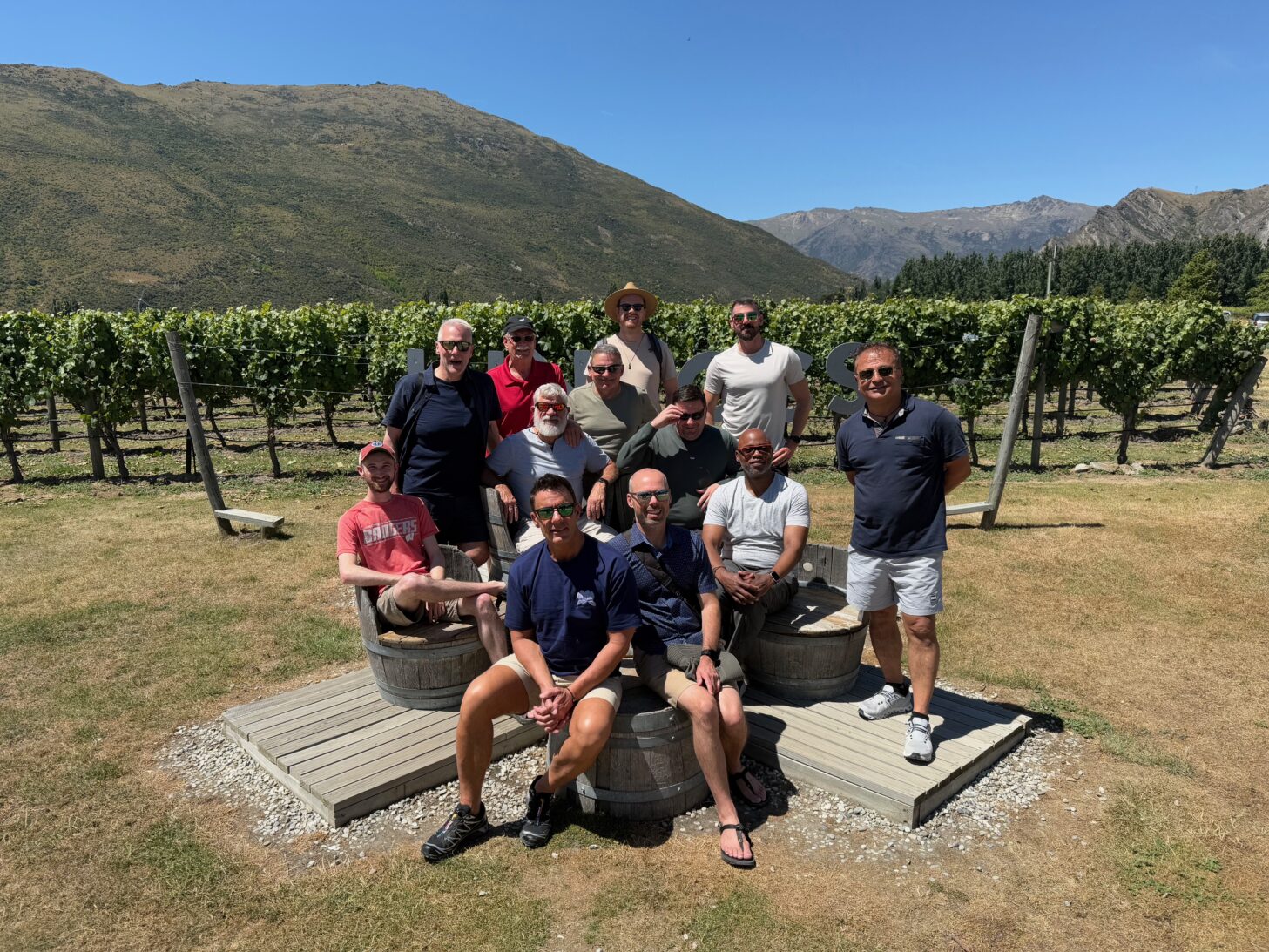 Pivot Trip small-group New Zealand tour for gay men — Central Otago wine tour