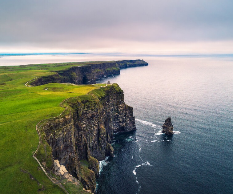 Cliffs in Ireland - Pivot Trip - gay travel adventure for gay men