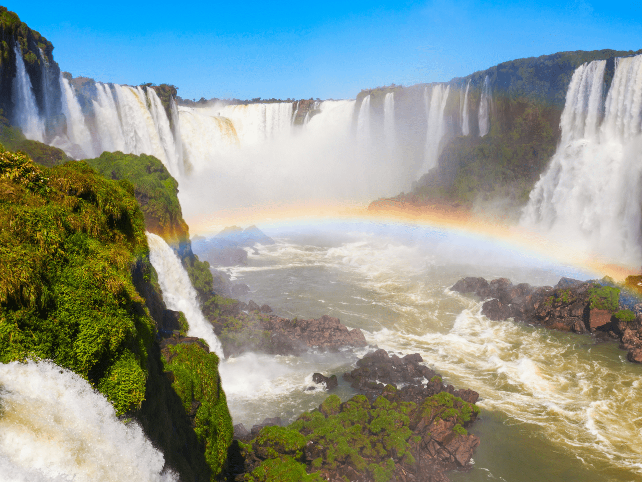 Argentine side of Iguazu Falls