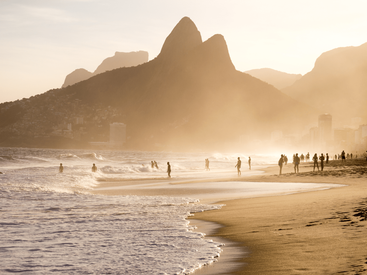 Beach in Rio de Janeiro Brazil