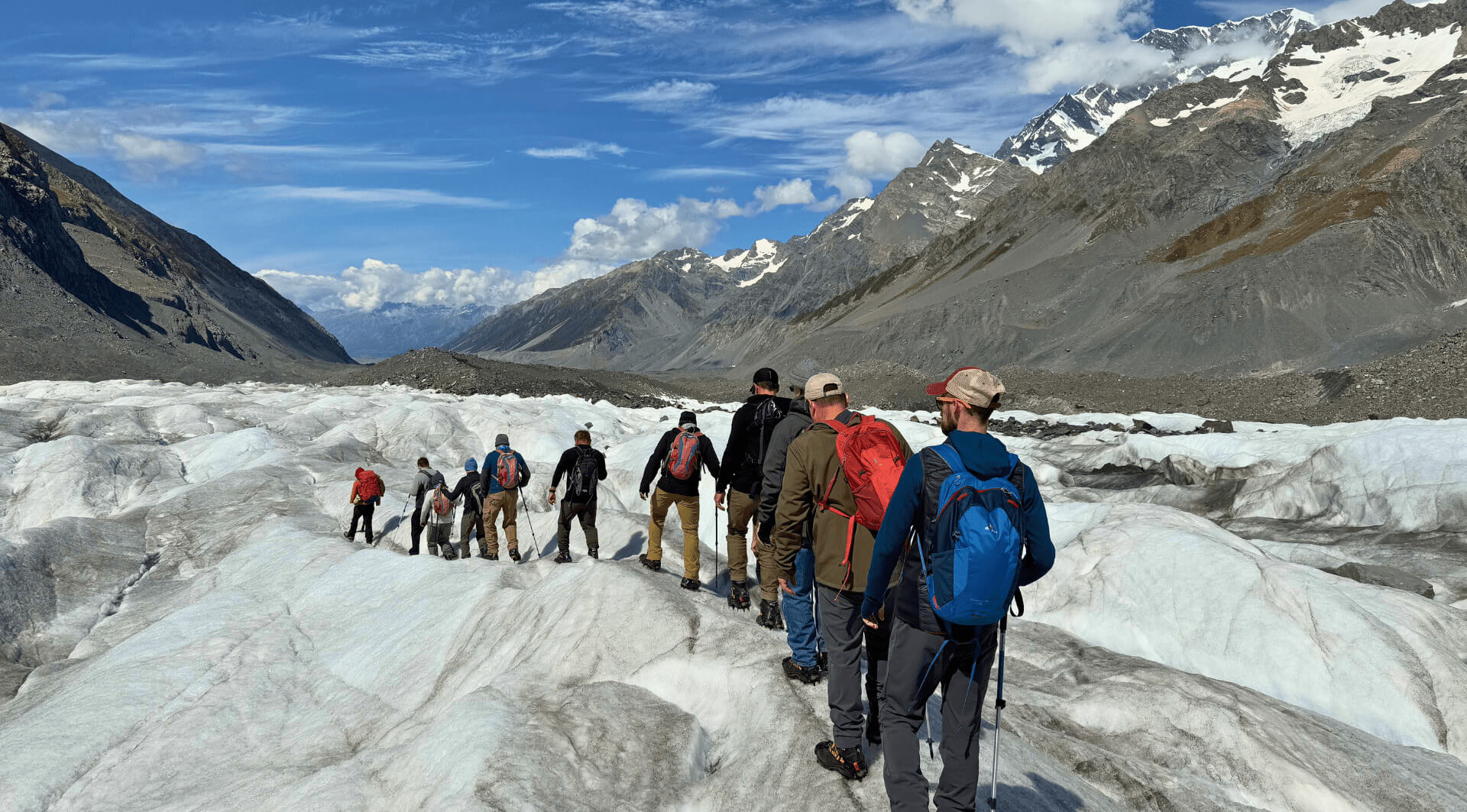 Pivot Trip New Zealand - Heli-Hike on Mount Cook Glacier - Gay Adventure Travel